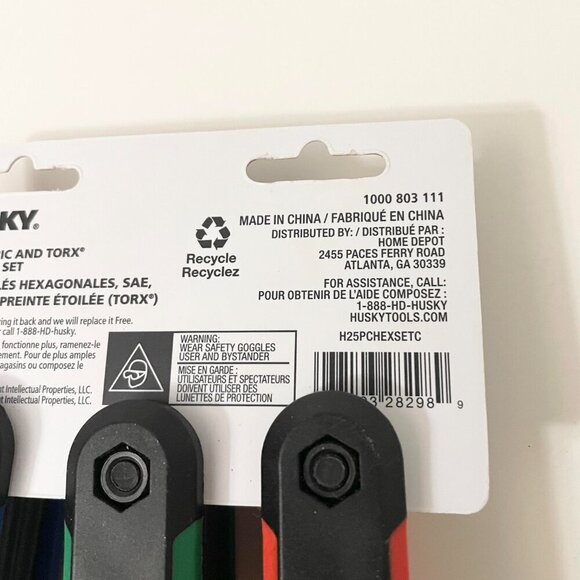 Folding Hex Allen Key Torx Set SAE/Metric Hand Tool Assortment Fold-up - Picture 8 of 13